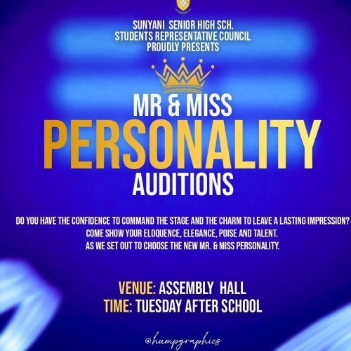 SUSEC MR & MISS PERSONALITY 2025 Edition