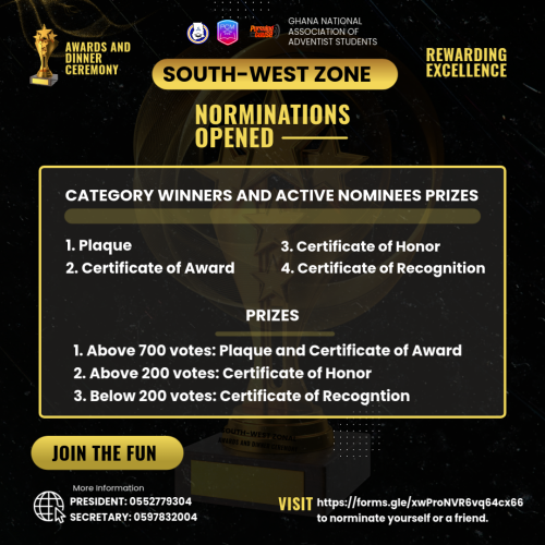 SWGC GNAAS ZONAL AWARDS